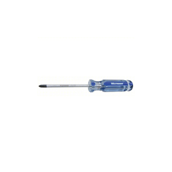 Westward Phillips Screwdriver, For General Purpose, #2 Tip Size, 14-inch Overall Length, 10-inch Shank Length
