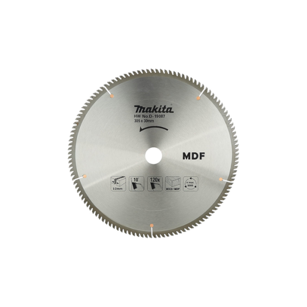 Makita MDF Cutting Saw Blade, Size 305 X 30 X 3.2mm, 120 Tooth, Suitable for Slide Compound Saw and Miter Saw D-19087