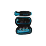 Makita 11 pcs Ratchet Screwdriver Pouch with Rachet Handle P-90180