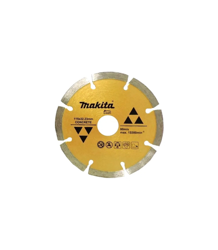 Untitled design - 2026-01-24T150635.696 Makita Diamond Cutting Disc ,4.5 Inch ,115 X 7 X 22.23 mm ,Concrete, Stone, Brick D-44270