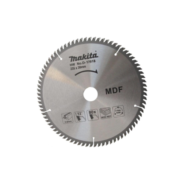 Makita Accessories, Specialized for Cutting (MDF) Medium Density Fiber board 235mm D-17918