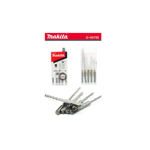 Makita SDS-PLUS drill bit ( 5 pecs ) D-00795