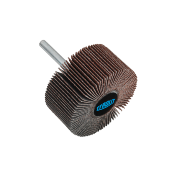 Tyrolit Flap wheel, 40 Width X 20 Height, Size 6m, Grit 80 34054783