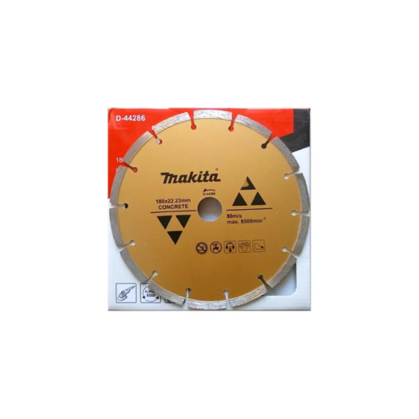 Makita Diamond Cutting Disc ,7 Inch ,180 X 7 X 22.23 mm ,Concrete, Stone, Brick D-44286