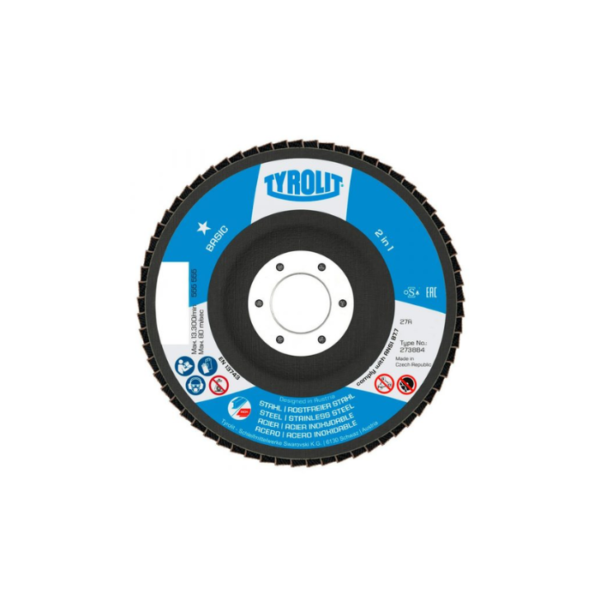 https://aptools.sa/en/product/tyrolit-flap-disc-ss-4-100x16-27a-a60-s-b-basic34207211#:~:text=Tyrolit%20FLAP%20DISC%2C%20SS%2C%204%27%20(100X16)%20%2D%2027A%2C%20A60%20S%2DB%2C%20BASIC%2034207211