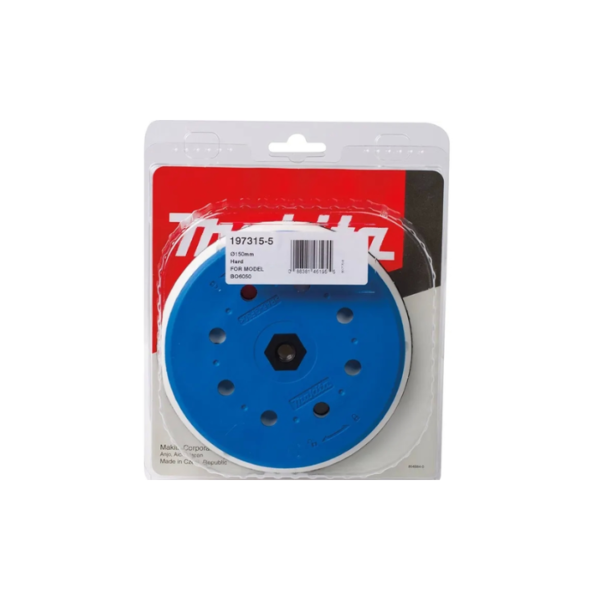 Makita Hard Rubber Pad, 150 mm, For Random Orbit Sander BO6050 197315-5