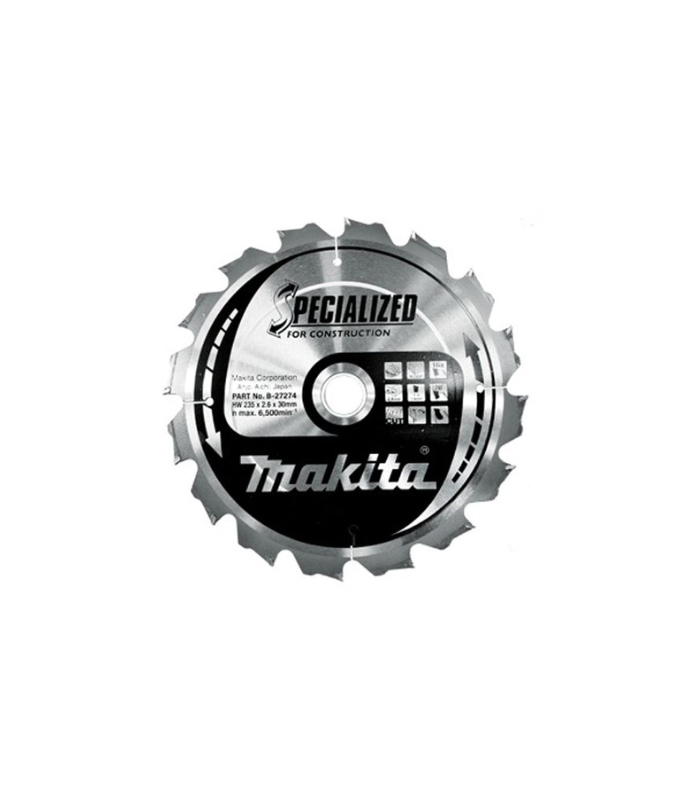 Makita Blade for wood, 235MM B-27274