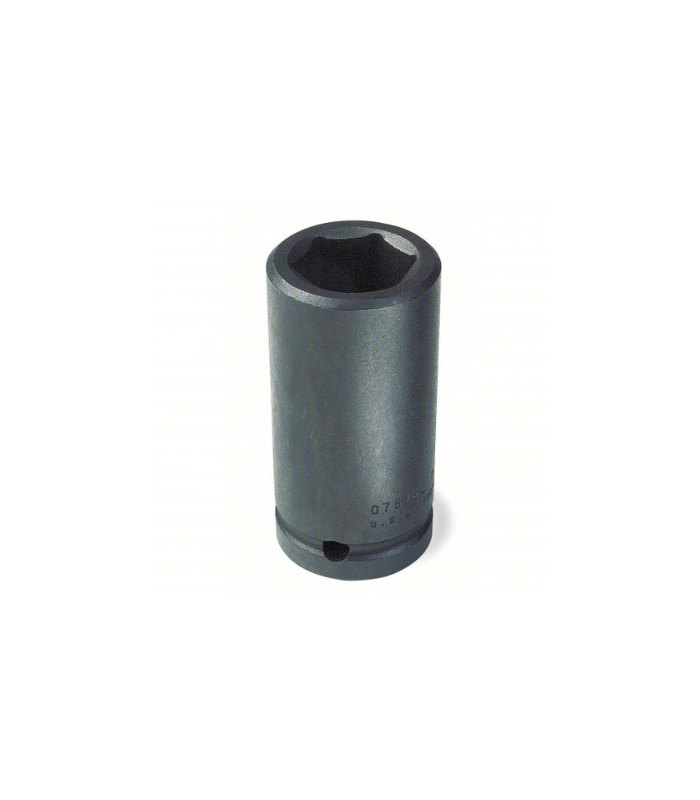Proto Impact Socket, 3/4 inch Drive Size, 19 mm Socket Size, 6-Point, Deep, Black Oxide J07519ML