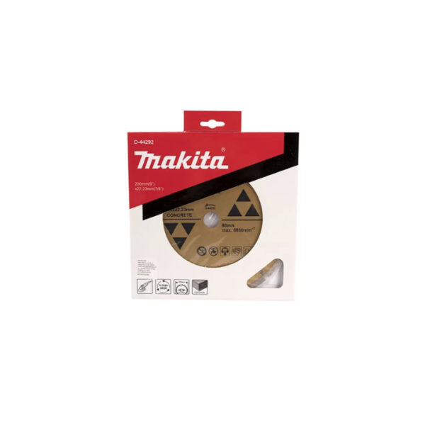 Makita Diamond Wheel Dry Cutting, 230MM X 20.23MM, For Concrete D-44292