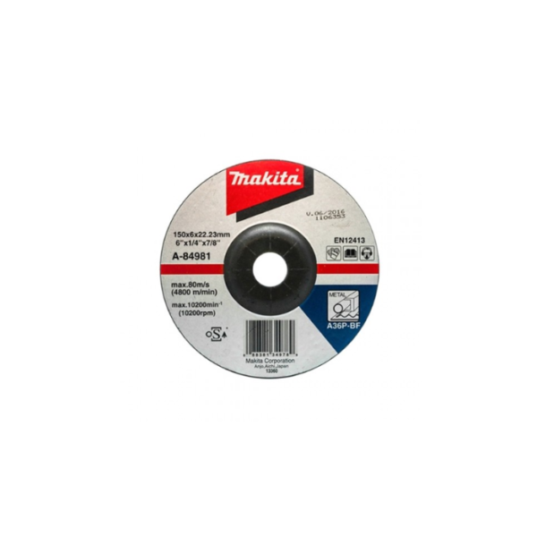 Makita Grinding Wheel, A36P, 150mmA-84981/A-83858 A-84981A-83858