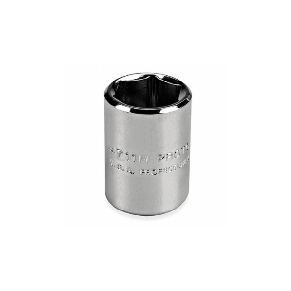 Proto-Socket-1-4-inch-Drive-Size-6-mm-Socket-Size-6-Point-Alloy-Steel-Standard-Chrome-Finish