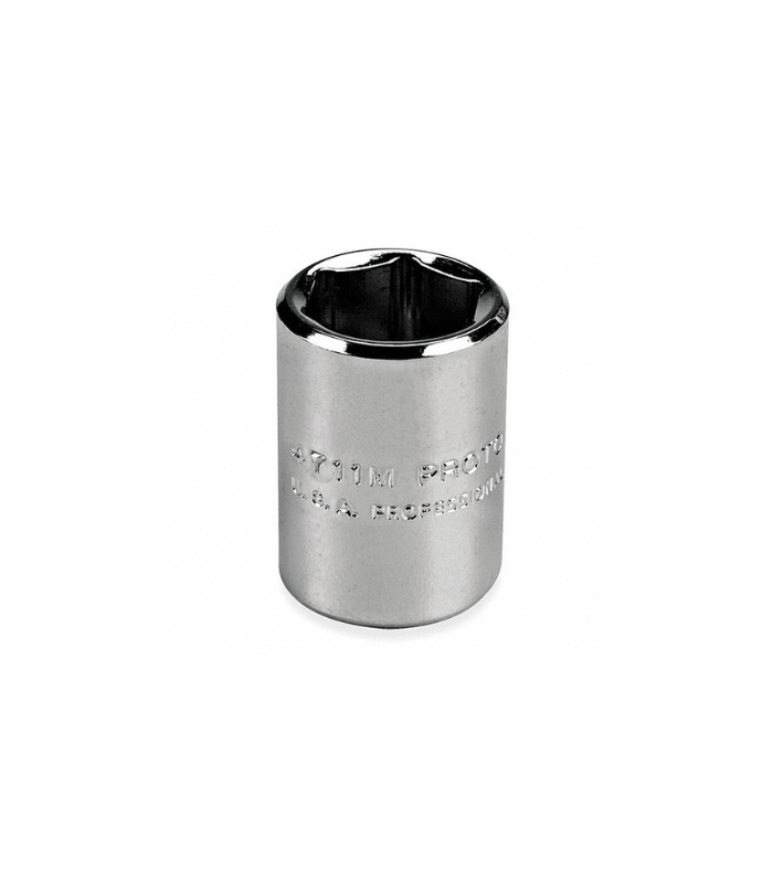 Proto-Socket-1-4-inch-Drive-Size-6-mm-Socket-Size-6-Point-Alloy-Steel-Standard-Chrome-Finish