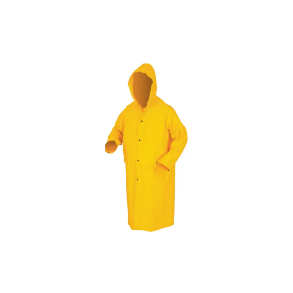 Safety-RainCoat-Knee-Length-Rain-Coat-with-Detachable-Hood.